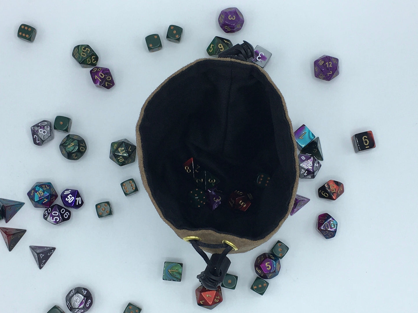 Life Hearts Embroidered Dice Bag