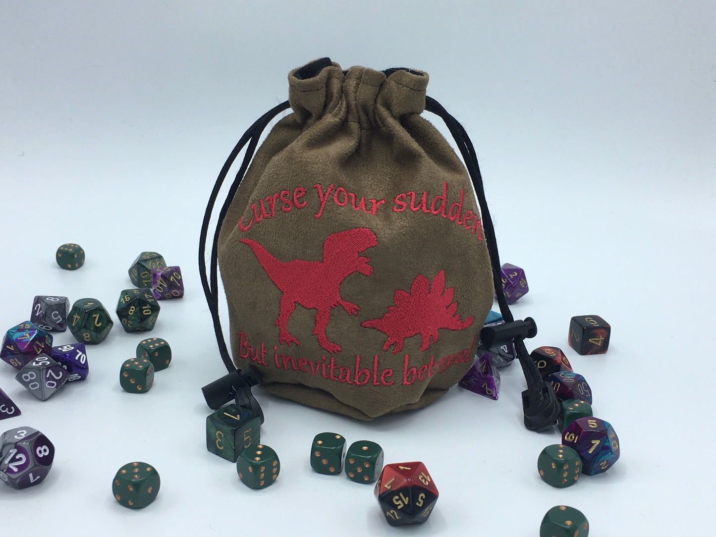 Firefly Dinosaur Dice Bag, Wash quote “curse your sudden, but inevitable betrayal”