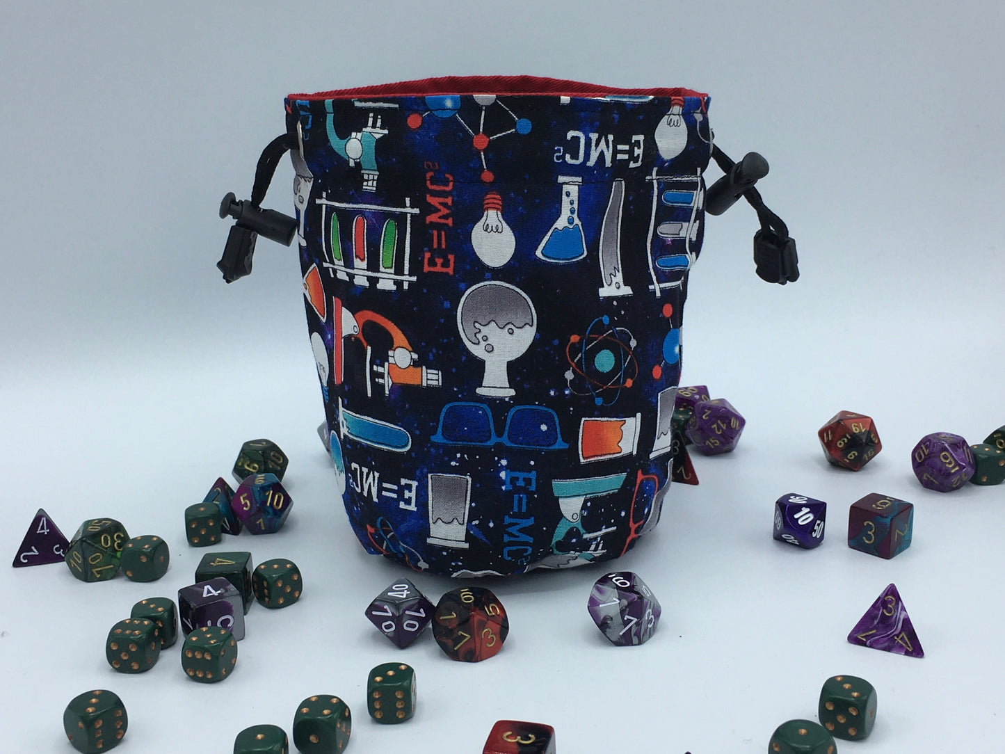 Test Tube Laboratory Dice Bag