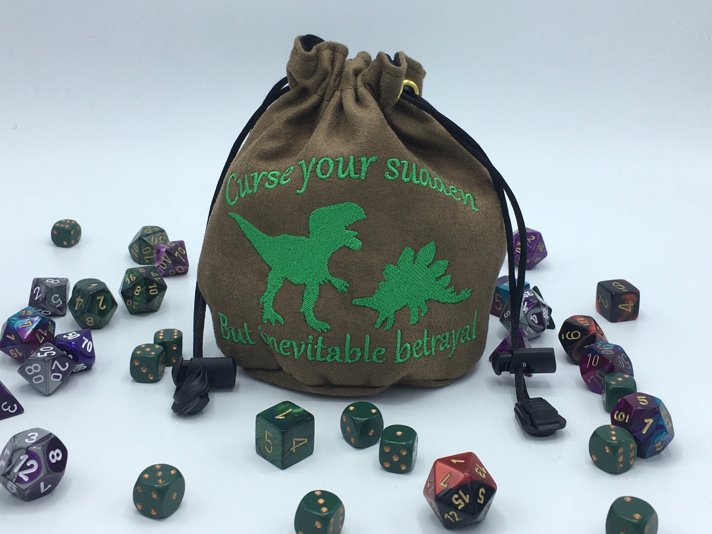 Firefly Dinosaur Dice Bag, Wash quote “curse your sudden, but inevitable betrayal”