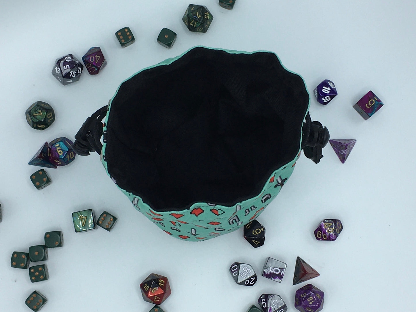 Gamer Hearts Dice Bag