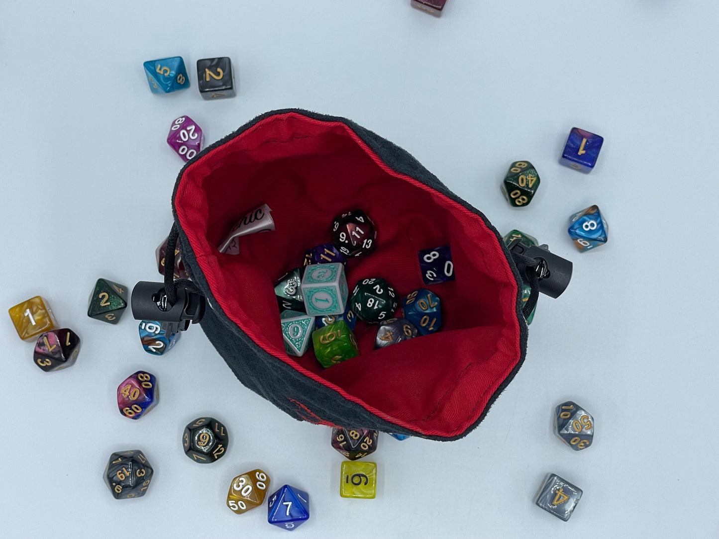 Dragon Embroidered Dice Bag