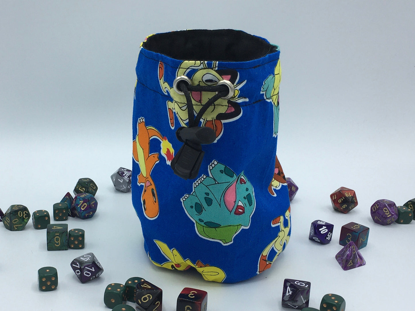 Blue Pokemon Dice Bag