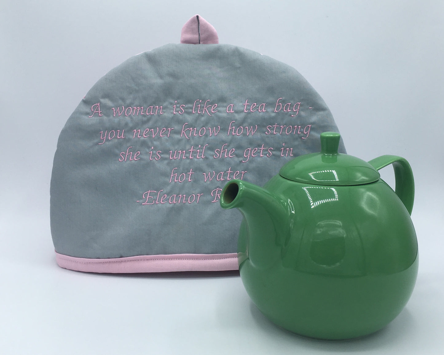 Eleanor Roosevelt Embroidered Tea Cozy