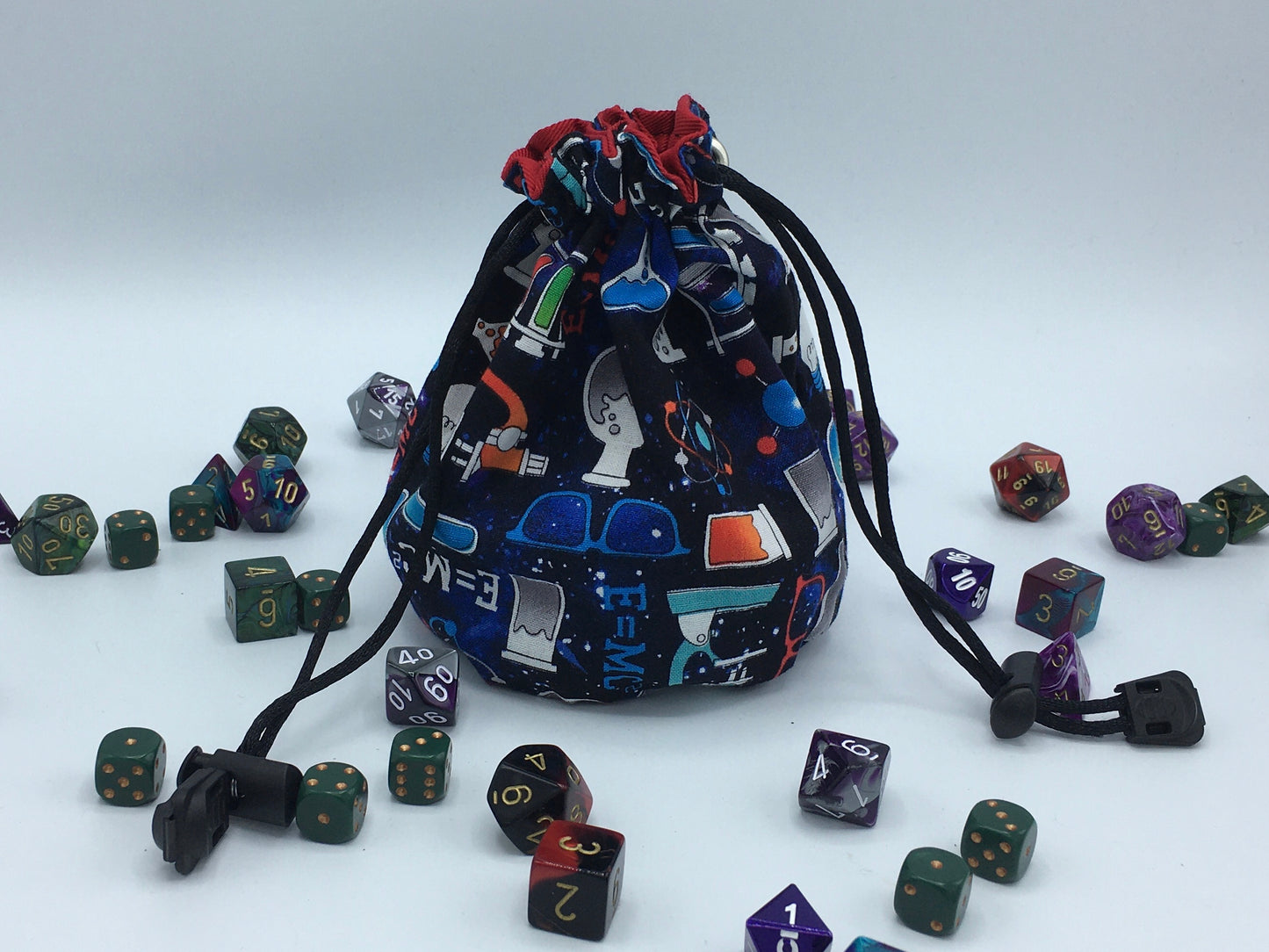 Test Tube Laboratory Dice Bag