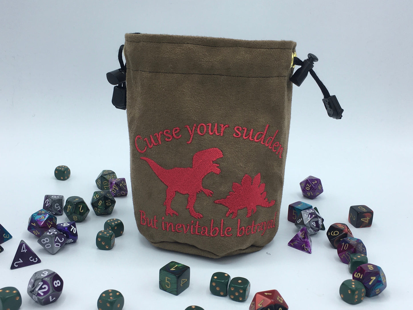 Firefly Dinosaur Dice Bag, Wash quote “curse your sudden, but inevitable betrayal”