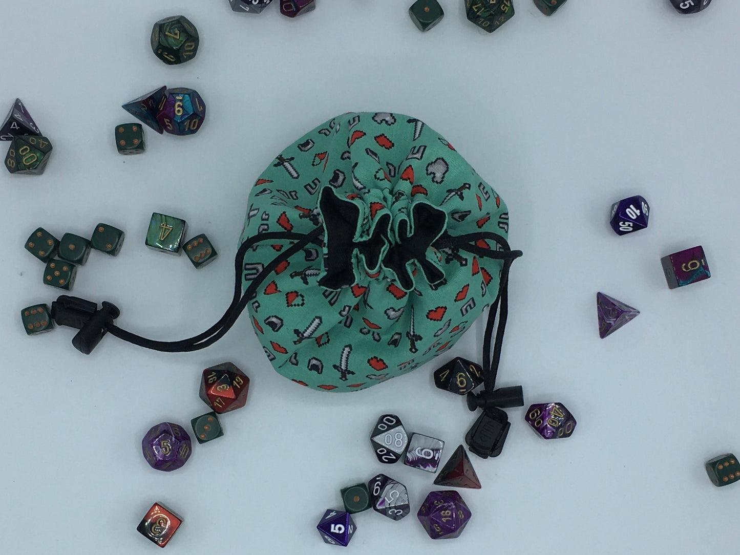 Gamer Hearts Dice Bag