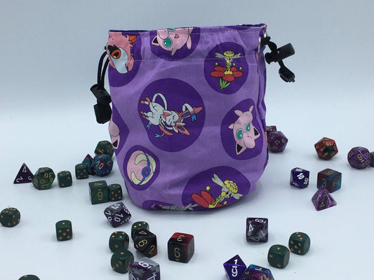 Psychic Pokemon Dice Bag
