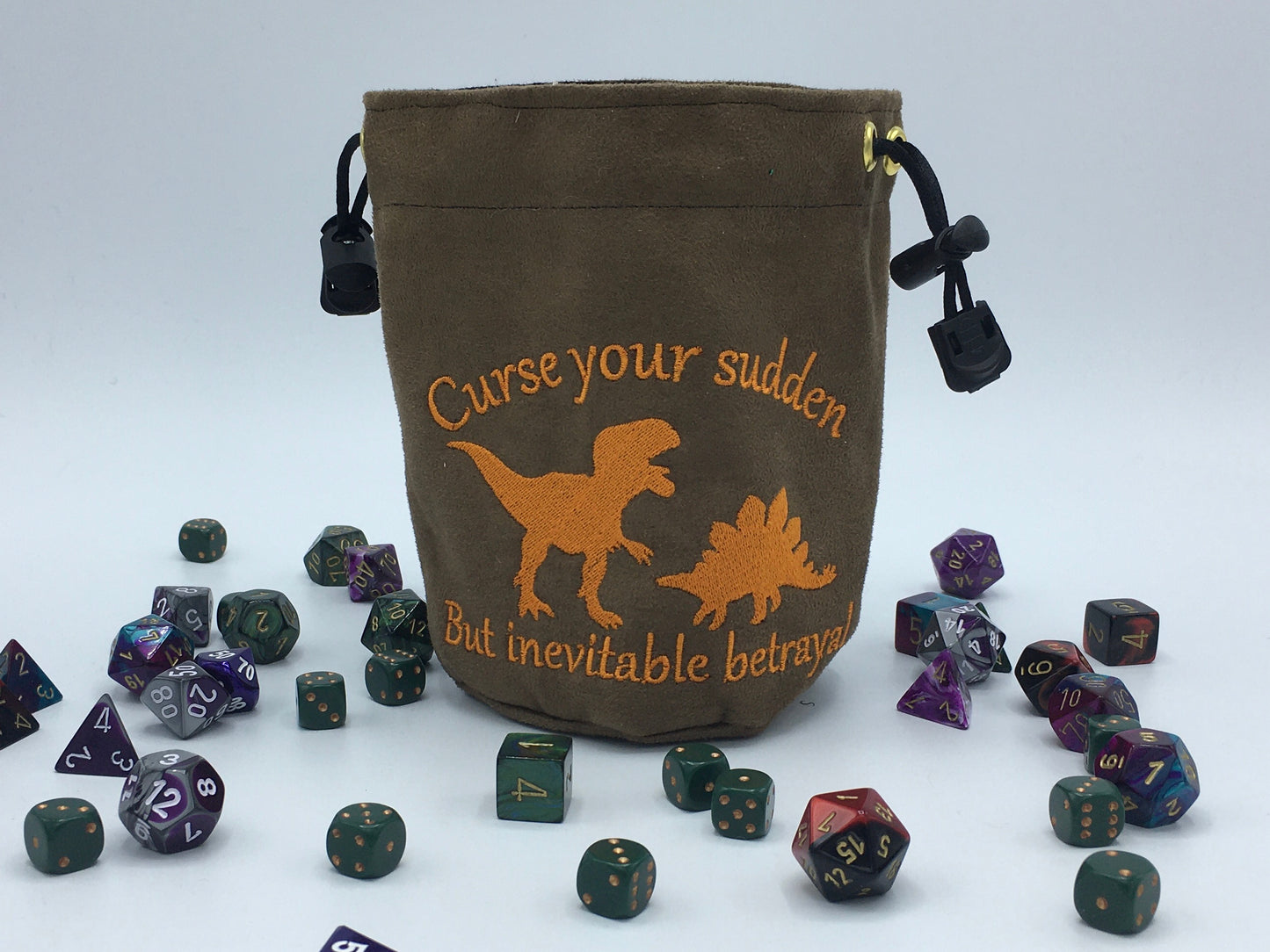 Firefly Dinosaur Dice Bag, Wash quote “curse your sudden, but inevitable betrayal”