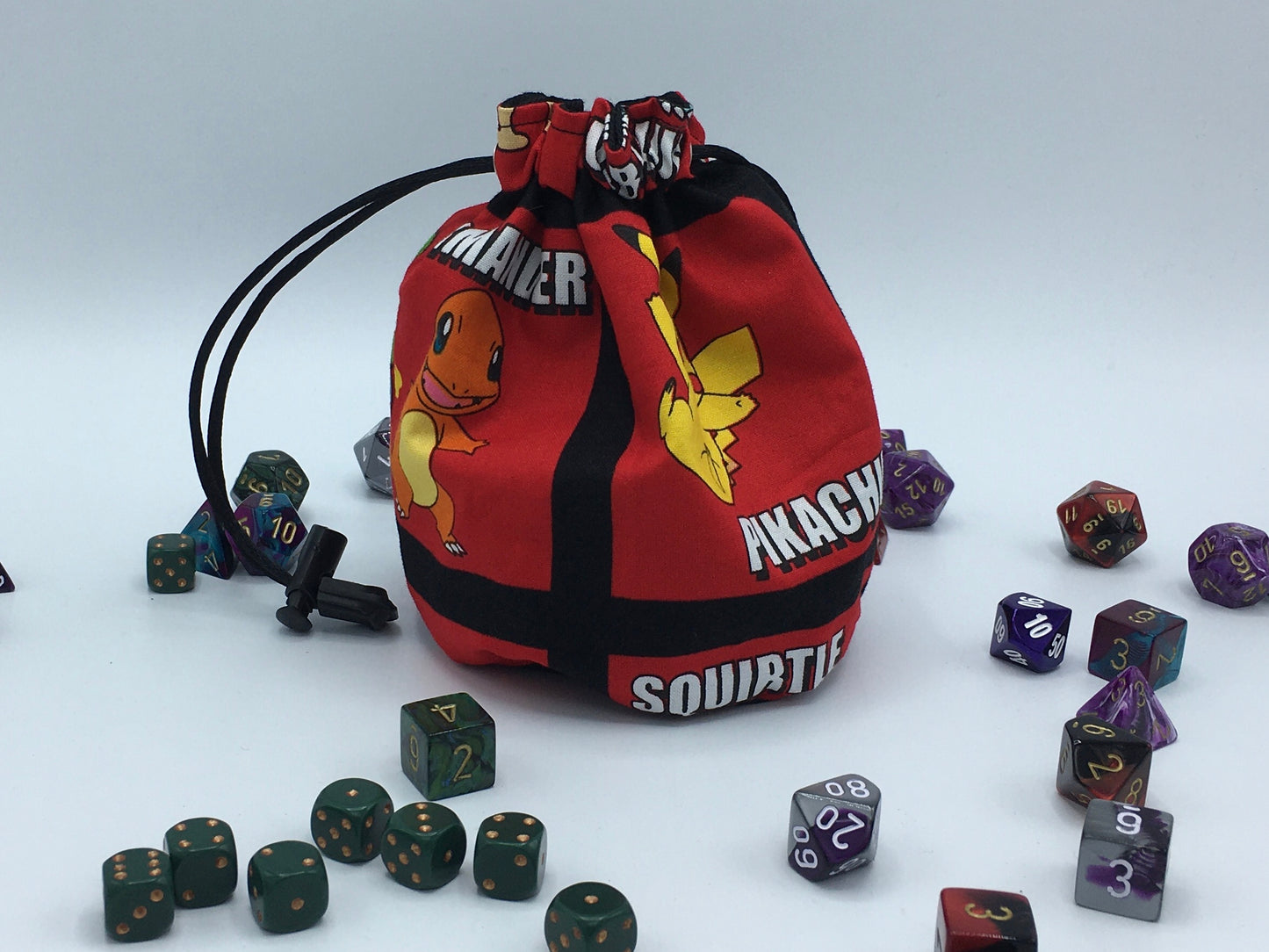 Red Pokemon Dice Bag