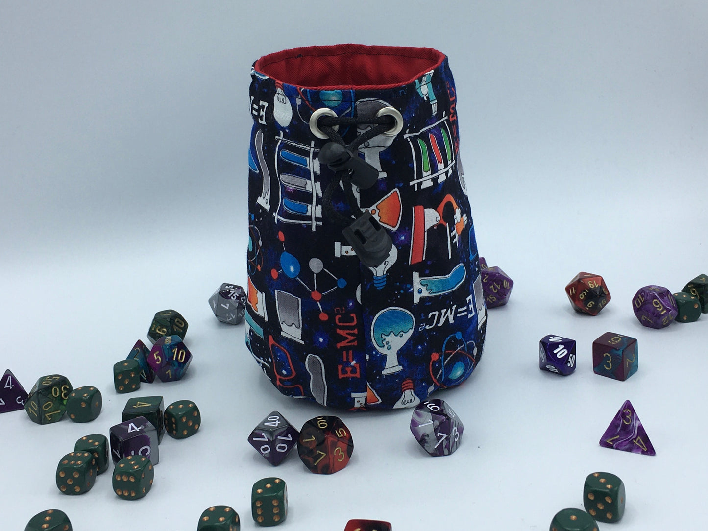 Test Tube Laboratory Dice Bag