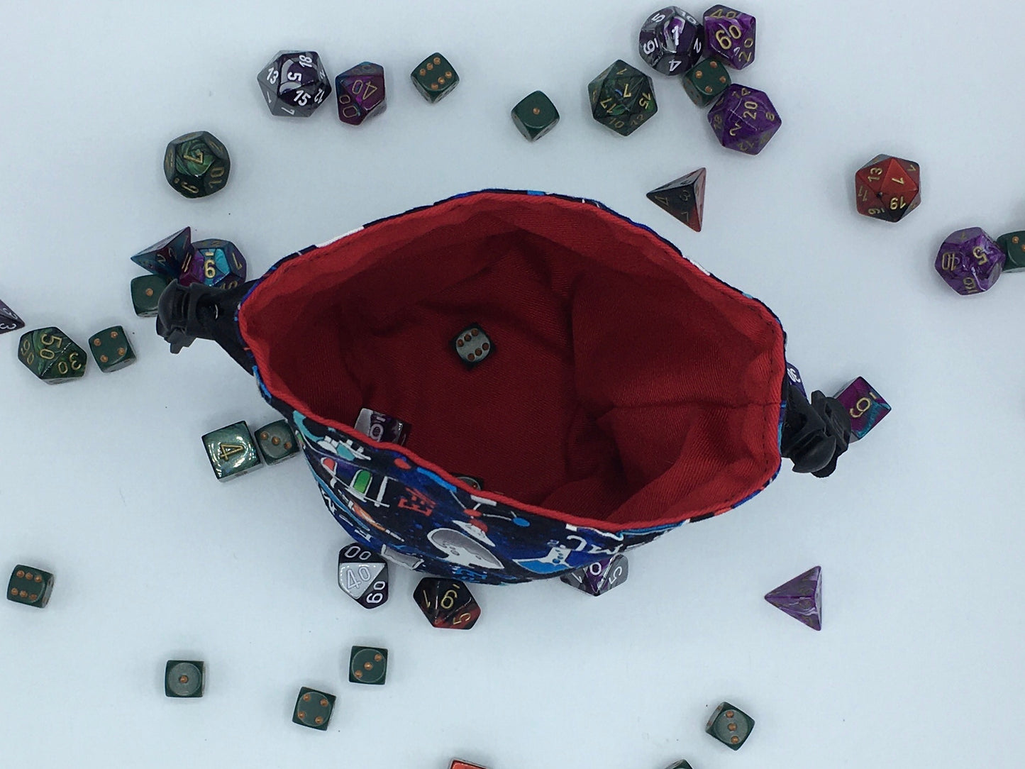 Test Tube Laboratory Dice Bag