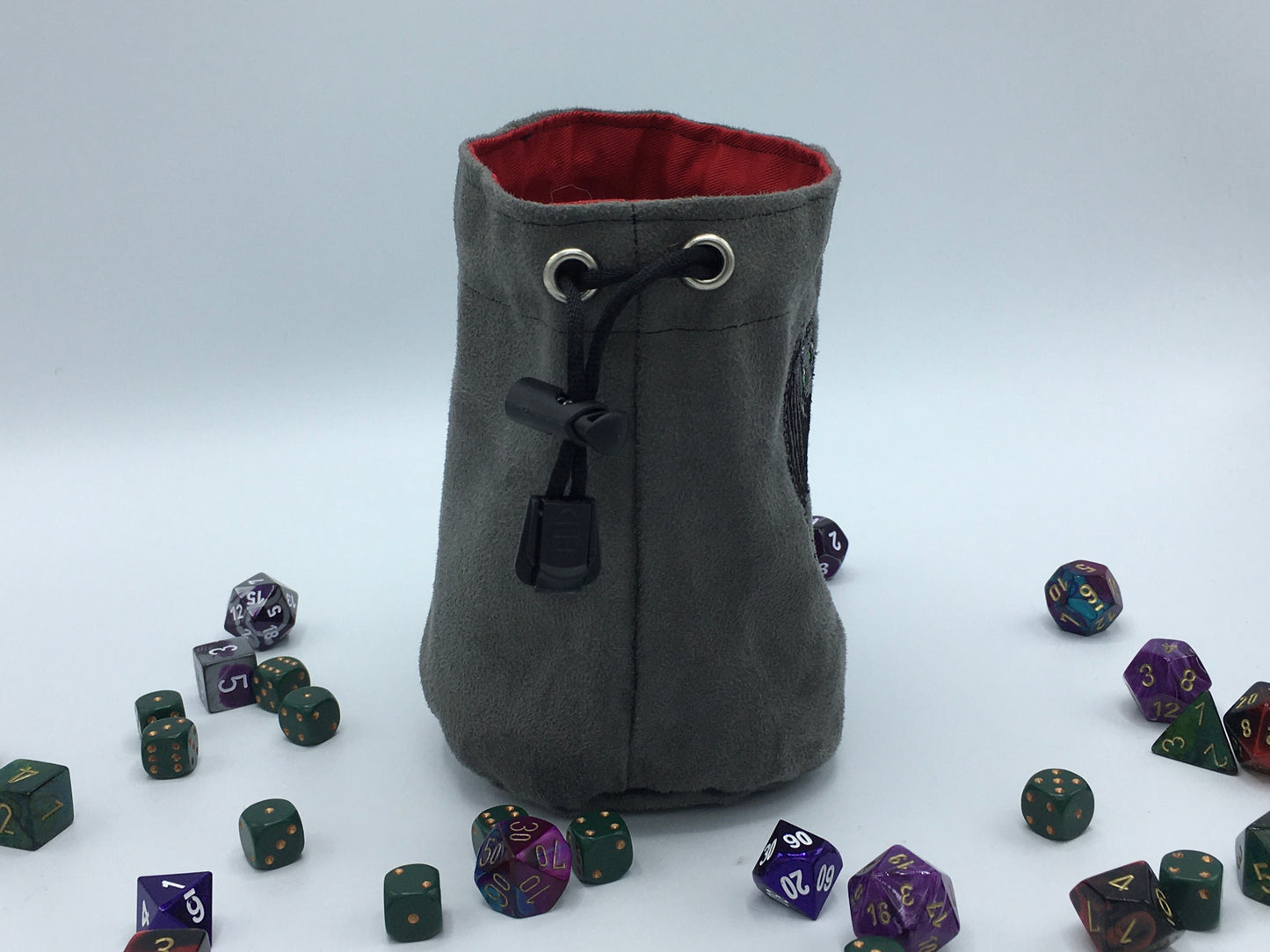 DnD Symbol Embroidered Dice Bag