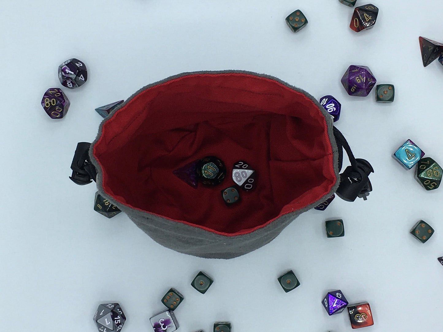 DnD Symbol Embroidered Dice Bag