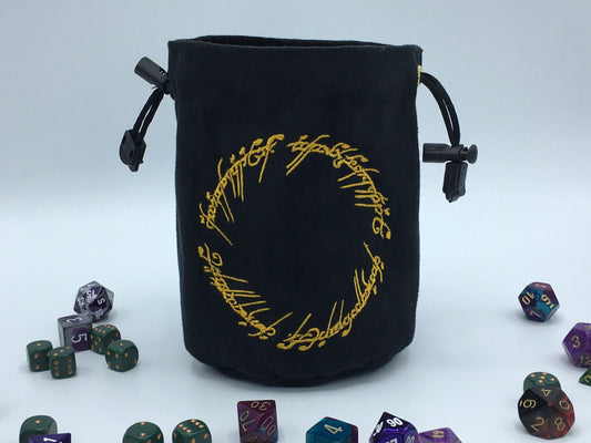 Ring of Power Embroidered Dice Bag