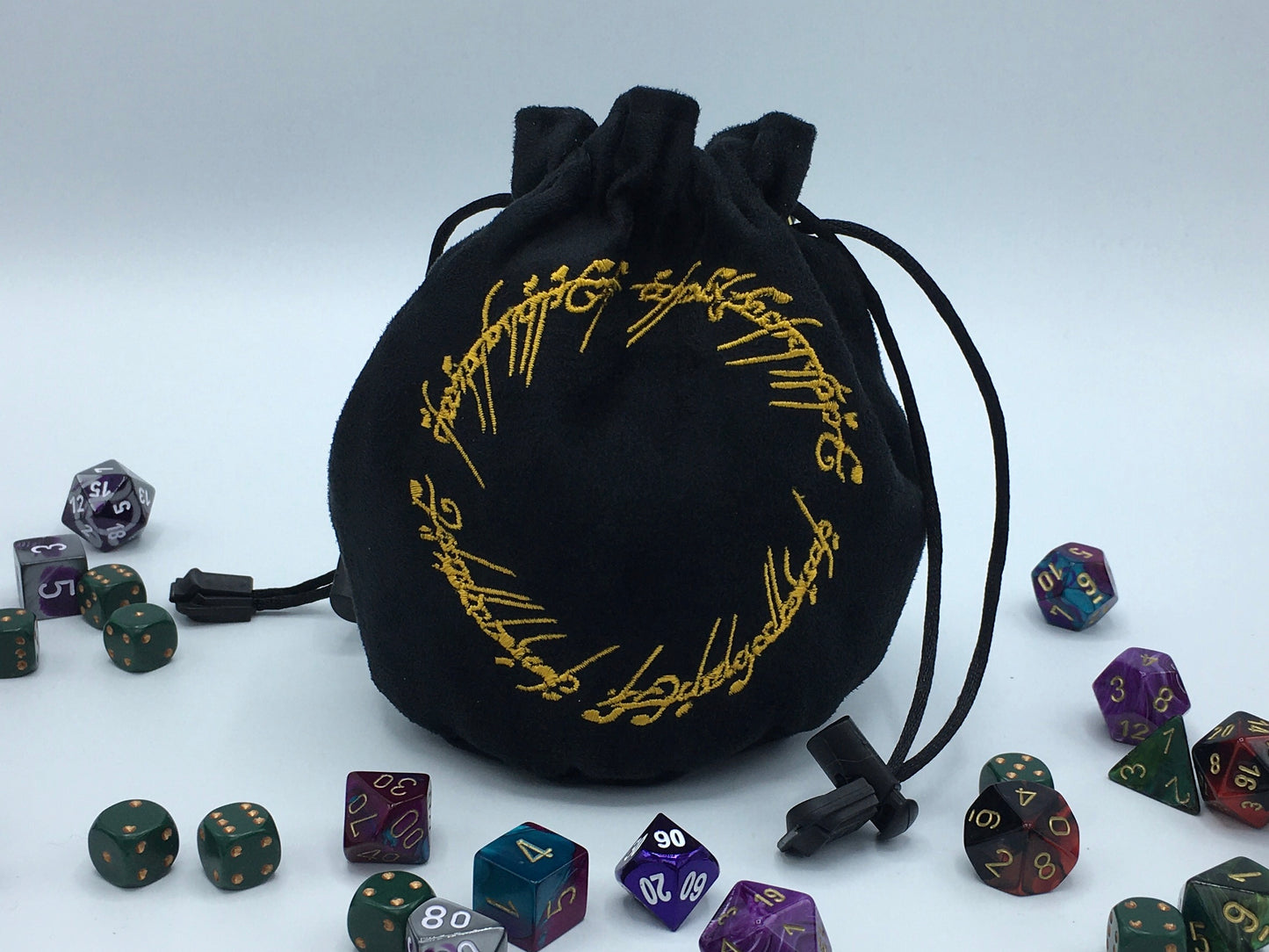Ring of Power Embroidered Dice Bag