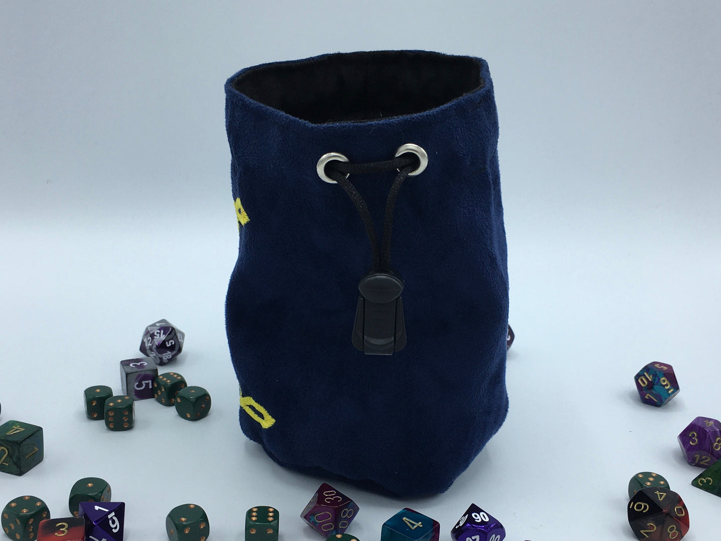 Heartless Embroidered Dice Bag