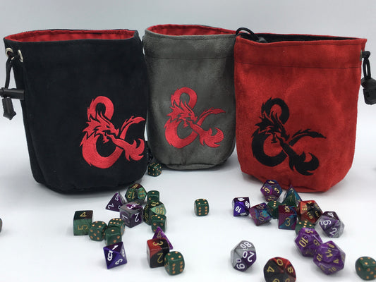 DnD Symbol Embroidered Dice Bag