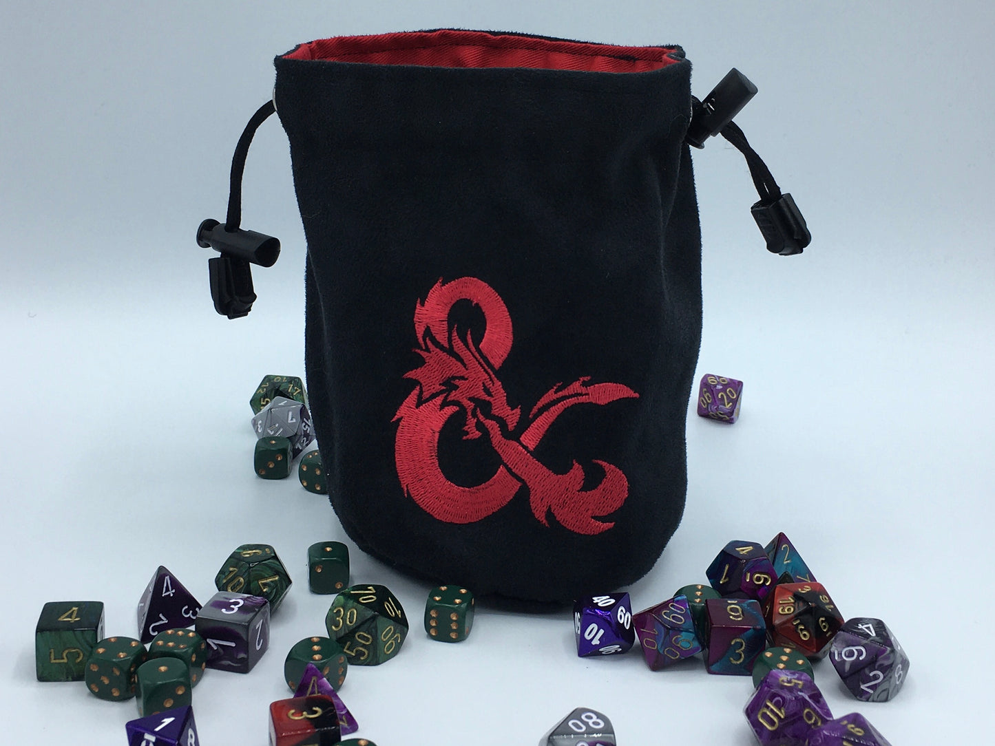 DnD Symbol Embroidered Dice Bag