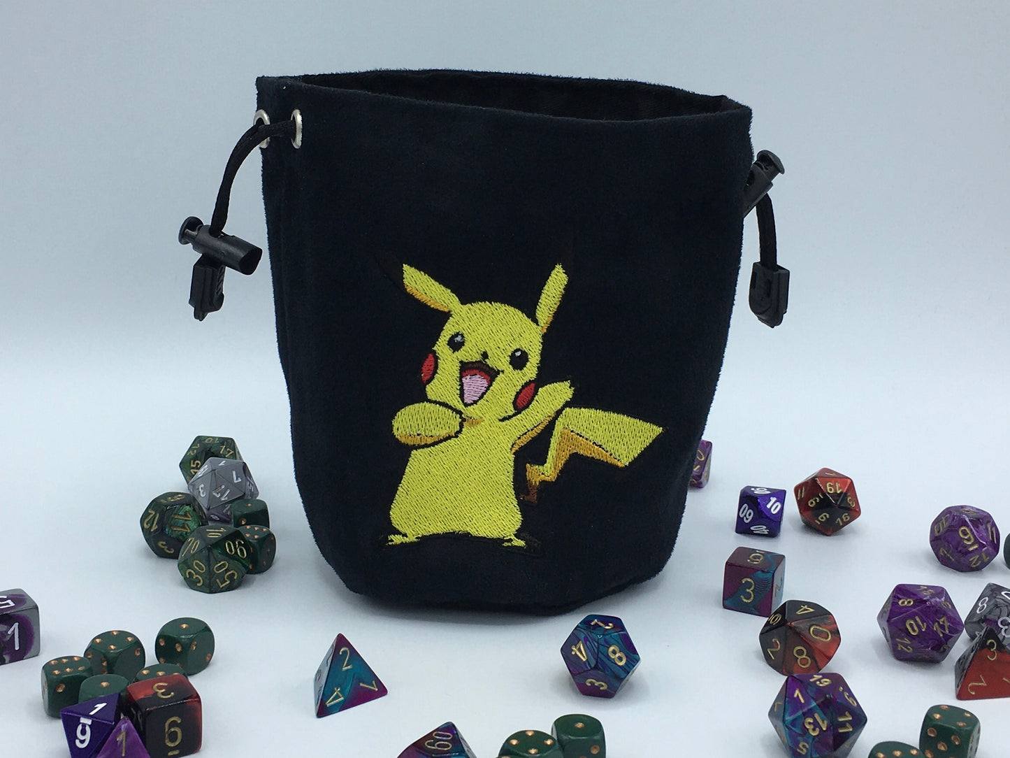 Pikachu Embroidered Dice Bag
