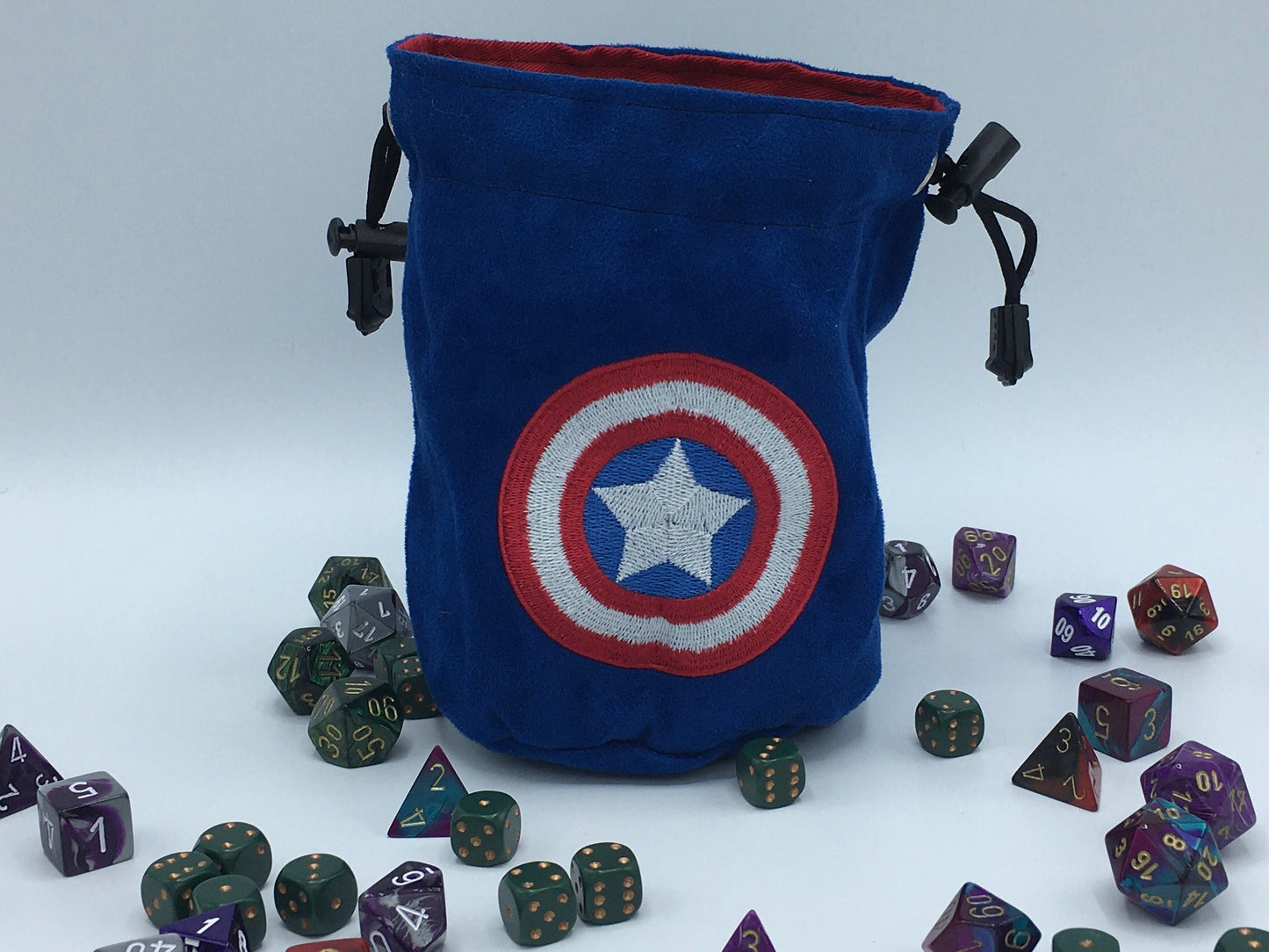America Star Shield Embroidered Dice Bag